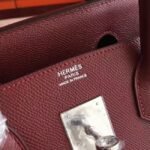 Bordeaux Knockoff Designer Hermes Birkin 30cm Bag - Image 5