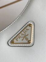 White Prada Arque Mini Shoulder Bag Fake - Image 2