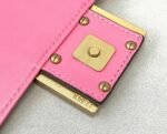 Top Quality Faux Fendi Small Baguette Bag In Pink FF - Image 9