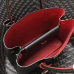 Black Prada Double Medium Tote Bag Imitation - Image 6