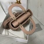 Dior Small Lady Dior My ABCDior Bag Fake in Hazelnut Lambskin - Image 3
