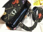 Dior Lady D-Lite Medium Bag Faux in Black Pixel Zodiac Embroidery - Image 8