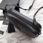 Fake Saint Laurent Lou Camera Bag Black - Image 6