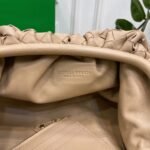 Fake Bottega Veneta Large Pouch Clutch Bag Beige - Image 9