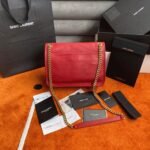 Replica Saint Laurent Niki Medium Chain Bag Red - Image 4