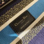 Dior Lady D-Lite Medium Bag Replica in Blue D-Constellation Embroidery - Image 7