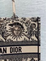 Dior Large Book Tote Bag Replica in Beige Toile de Jouy Soleil Embroidery - Image 9