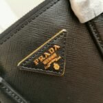 Black Prada Mini Galleria Bag Best Replica - Image 10