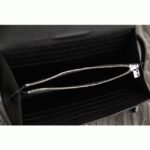 Black knockoff Hermes Kelly Longue wallet - Image 2