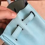 Blue Atoll Hermes Birkin 25CM High-End Replica - Image 5