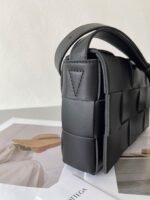 Top Quality Faux Bottega Veneta Cassette Bag In Black - Image 4