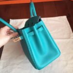 Blue Paon Hermes Birkin 25cm High-End Replica - Image 5