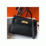 Hermes Kelly Mini II Bag Replica in Black