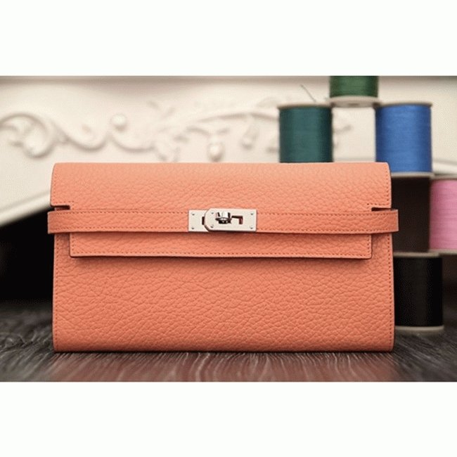 96D26F76-378C-650A-84AE-73FCE4CCF178.jpg Crevette best replica Hermes Kelly Longue wallet - Image 1