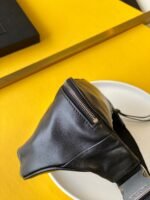 Luxury Handbag 03 Classic Monogram Belt Bag in Grain Embossed Leather - Image 7