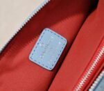 Louis Vuitton Coussin PM Bag In Turquoise Blue With Jacquard Strap - Image 6