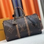 Louis Vuitton Monogram Giant And Monogram Reverse Canvas Keepall Bandouliere 45
