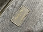 Dior Lady D-Lite Medium Bag Faux in Grey Cannage Embroidered Canvas - Image 11