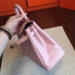 Rose Dragee Swift Knockoff Hermes Kelly Retourne 32cm Purse - Image 5