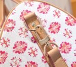 LV By The Pool Monogram Tiles Canvas Keepall 45 In Coral - Image 8