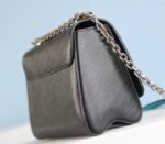 Louis Vuitton Epi Leather Twist MM Limited Edition Bag In Black - Image 4