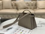 Grey Calfskin Fendi Peekaboo ISeeU Small Imitation Bag - Image 7