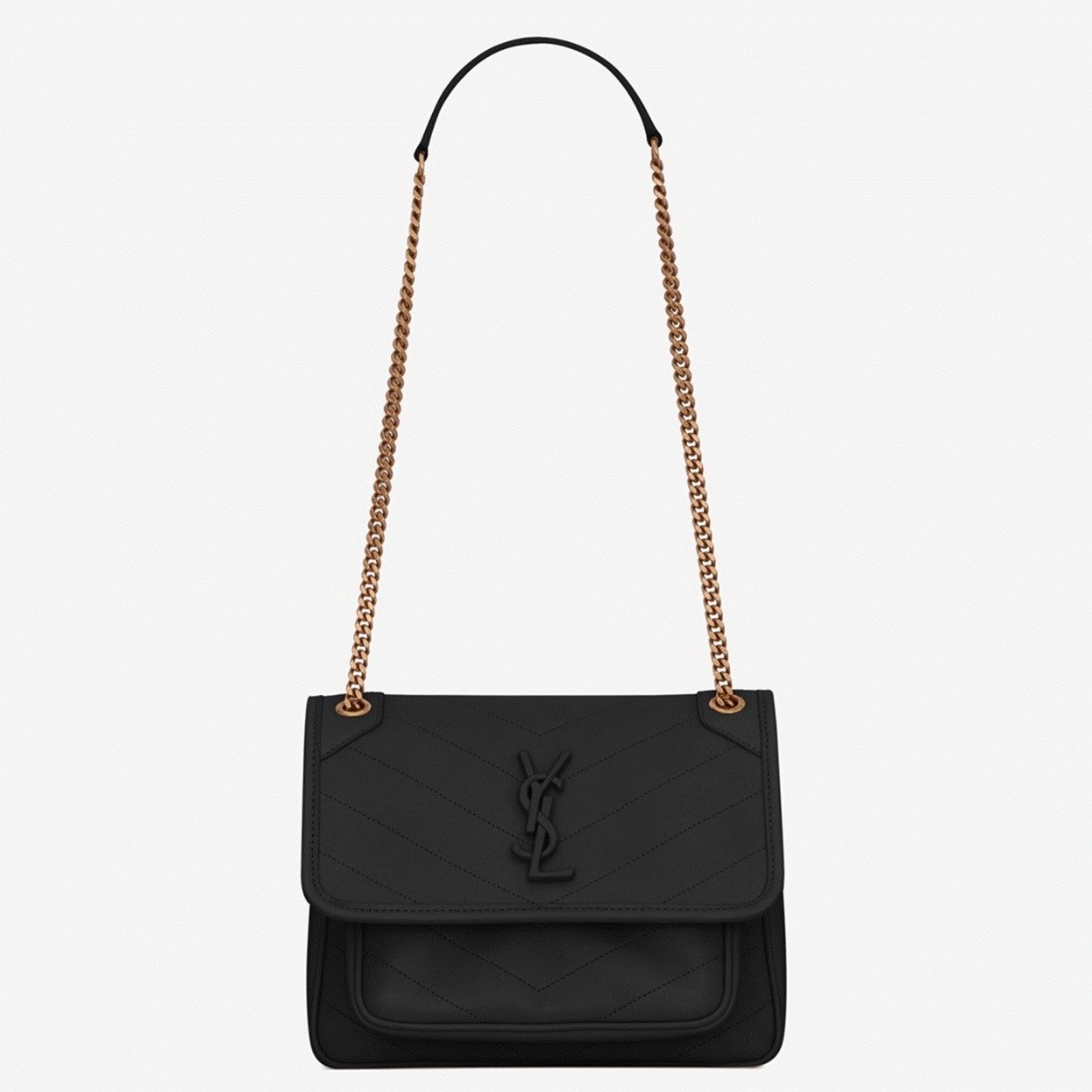 97CE6D53-A492-487B-652B-BD6BAFF63A2C.jpg Replica Saint Laurent Niki Baby Chain Bag Black - Image 1