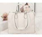 Louis Vuitton Monogram Empreinte Giant Onthego GM Tote In Cream