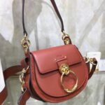 Top Quality Fake Chloe Small Tess Shoulder Bag In Caramel Calfskin - Image 3
