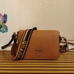 Prada Flap Shoulder Bag Fake in Brown - Image 3