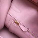Pink Designer Knockoff Hermes Birkin 35cm Handbag - Image 5