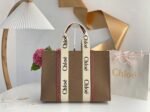 Top Quality Replica Chloe Large Woody Tote Bag In Brown Felt - Image 2