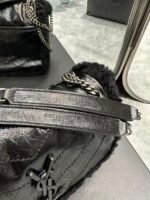 NIKI BABY CHAIN BAG IN CROCODILE-EMBOSSED LEATHER - Image 7