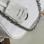 Prada Re-Edition Shoulder Bag Knockoff in White - Image 10
