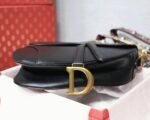 Dior Saddle Bag Fake in Black Smooth Calfskin - Image 3