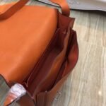 Orange Knockoff Hermes Steve Messenger Bag - Image 7