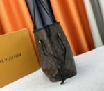 Louis Vuitton Neverfull Bandouliere Inside Out MM Tote In Monogram Canvas And Black Leather - Image 4