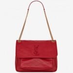 Replica Saint Laurent Niki Medium Chain Bag Red