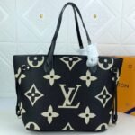 Louis Vuitton Neverfull MM Tote In Black