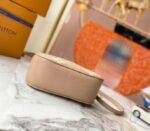 Louis Vuitton Bicolor Monogram Empreinte Leather Bagatelle Mini Hobo In Tourterelle Gray - Image 4