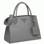 Grey Prada Monochrome Medium Bag Replica