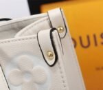 Louis Vuitton Monogram Empreinte Leather Onthego MM Bag In Cream Saffron - Image 8