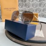 MATTHEW WILLIAMSON MAGNOLIA SUNGLASSES IN YELLOW GOLD - Image 2