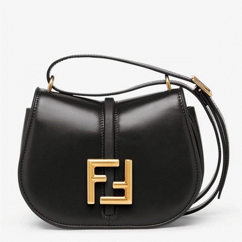9B1549C9-E7F8-6AF3-B03A-EA742792C077.jpg Top Quality Replica Fendi C’mon Small Bag in Black - Image 1