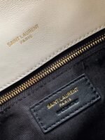 Replica Saint Laurent Puffer Toy Bag White Quilted Lambskin - Image 10