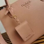 Prada Monochrome Medium Bag Best Replica in Nude - Image 4