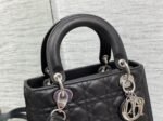 Dior Lady Dior Medium Bag Knockoff in Black - Image 8