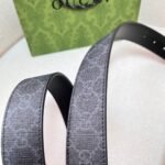 Square G reversible leather belt - Image 7