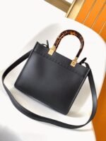 Top Quality Fake Fendi Sunshine Medium Tote Bag In Black Calfskin - Image 9