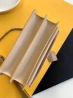 SUNSET MEDIUM CHAIN BAG IN SMOOTH LEATHER - Image 6